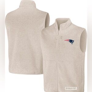 NFL x Darius Rucker Collection by Fanatics Oatmeal New England Patriots Vest